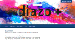 Desktop Screenshot of diazoplus.com